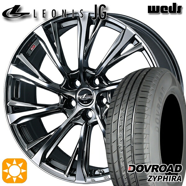 エルグランド クロスロード 215/65R16 98H DOVROAD ザイファイラ Weds ウェッズ レオニス JG BMCMC 16インチ 6.5J 5H114.3 サマータイヤホイールセット