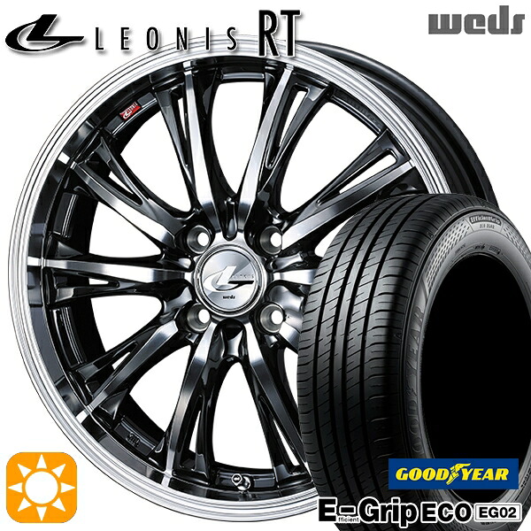 175/65R15 84H グッドイヤー エフィシェントグリップ EG02 Weds レオニス RT BMCMC 15インチ 5.5J 4H100 サマータイヤホイールセット|タイヤホイール激安王国