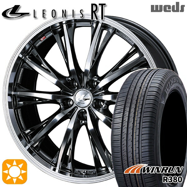 C-HR カローラクロス 215/60R17 96V ウィンラン R380 Weds レオニス RT BMCMC 17インチ 7.0J 5H114.3 サマータイヤホイールセット 81,510円