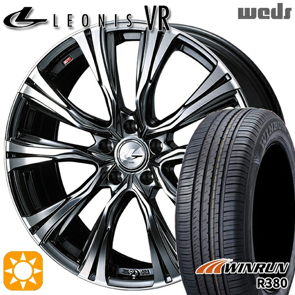 フォレスターSH 215/60R17 96V ウィンラン R380 Weds レオニス VR BMCMC 17インチ 7.0J 5H100 サマータイヤホイールセット|タイヤホイール激安王国