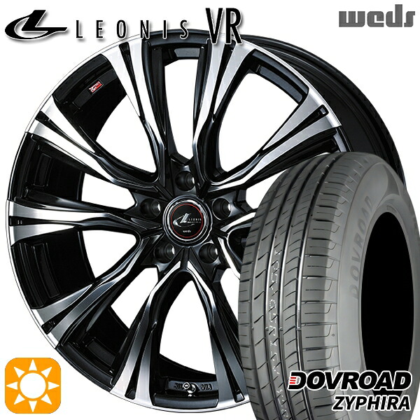 ライズHB ロッキーHB 205/60R16 92V DOVROAD ザイファイラ Weds レオニス VR PBMC 16インチ 6.5J 5H100 サマータイヤホイールセット|タイヤホイール激安王国