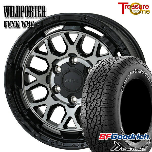 4/20ﾎﾟｲﾝﾄ10倍★265/65R17 112T ORWL BFグッドリッチ トレールテレーン トレジャーワン ワイルドポーター ファンク WMC BP/BC 17インチ 8.0J 6H139.7 サマータイヤホイールセット