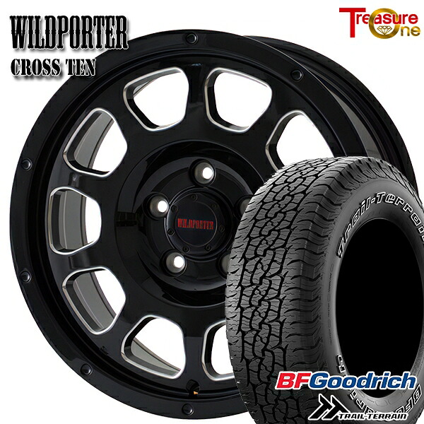 245/65R17 111T ORWL BFグッドリッチ トレールテレーン トレジャーワン ワイルドポーター クロステン BK/SM 17インチ 7.5J 5H114.3 サマータイヤホイールセット|タイヤホイール激安王国