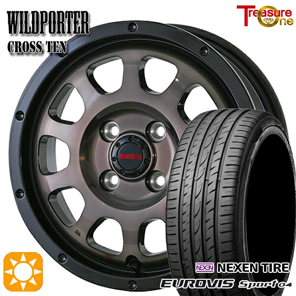 165/60R14 75H ロードストーン ユーロビズ Sport 04 トレジャーワン ワイルドポーター クロステン BP/BC 14インチ 4.5J 4H100 サマータイヤホイールセット