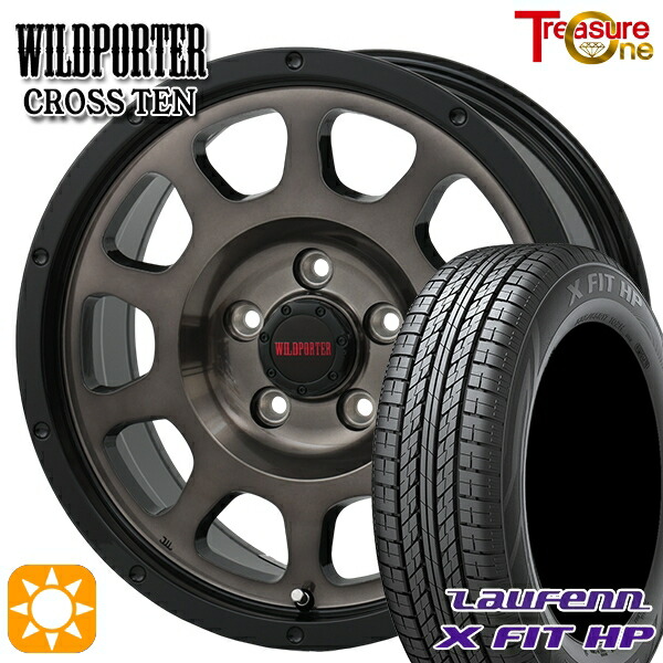 4/20ﾎﾟｲﾝﾄ10倍★225/65R17 102H ラウフェン X FIT HP LA41 トレジャーワン ワイルドポーター クロステン BP/BC 17インチ 7.5J 5H114.3 サマータイヤホイールセット