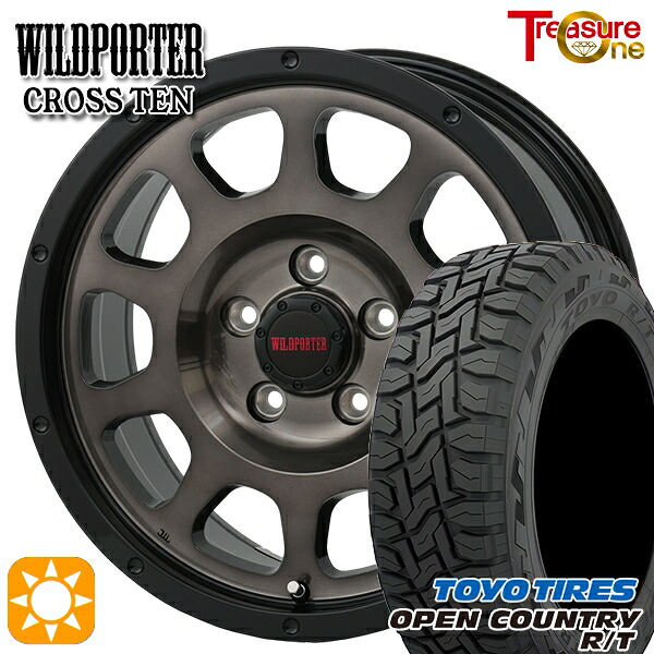 215/70R16 100Q トーヨー オープンカントリー R/T トレジャーワン ワイルドポーター クロステン BP/BC 16インチ 7.0J 5H114.3 サマータイヤホイールセット|タイヤホイール激安王国
