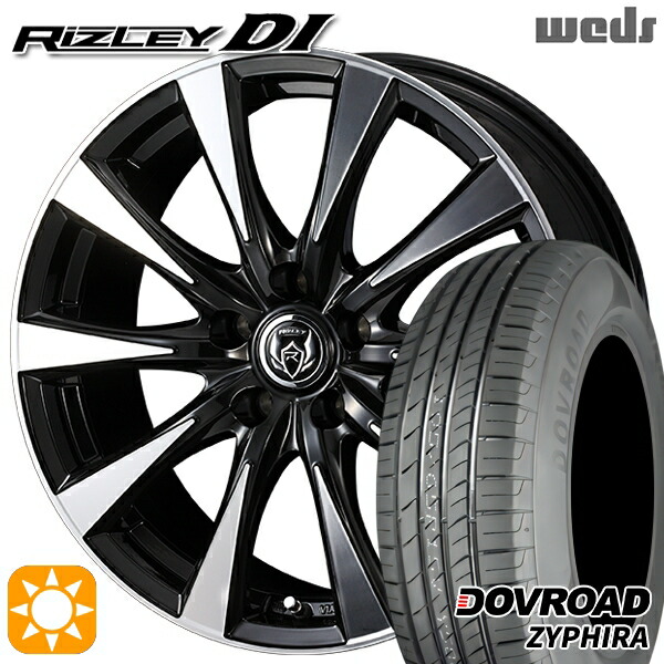 エルグランド クロスロード 215/65R16 98H DOVROAD ザイファイラ Weds ライツレーDI ブラックポリッシュ 16インチ 6.5J 5H114.3 サマータイヤホイールセット
