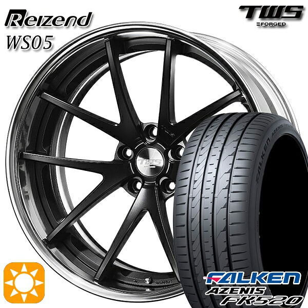 BMW X1 F48 225/45R19 96Y XL ファルケン アゼニス FK520 TWS Reizend WS05 フラットブラック 19インチ 8.0J 5H112 サマータイヤホイールセット|タイヤホイール激安王国