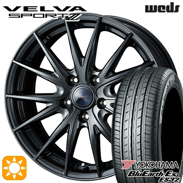 235/50R18 97W ヨコハマ ブルーアース ES32 Weds ヴェルバスポルト2 ディープメタルII 18インチ 8.0J 5H114.3 サマータイヤホイールセット｜タイヤホイール激安王国