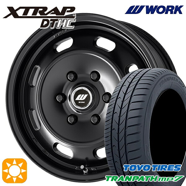 200系ハイエース 215/60R17 96H トーヨー トランパス mp7 WORK エクストラップ DTHC MBL 17インチ 6.5J 6H139.7 サマータイヤホイールセット|タイヤホイール激安王国