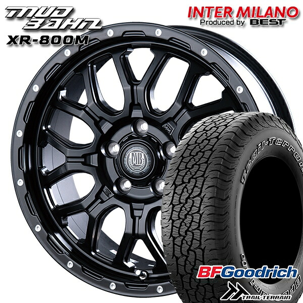 245/65R17 111T ORWL BFグッドリッチ トレールテレーン インターミラノ マッドバーン XR-800M MBK/PP 17インチ 7.0J 5H114.3 サマータイヤホイールセット