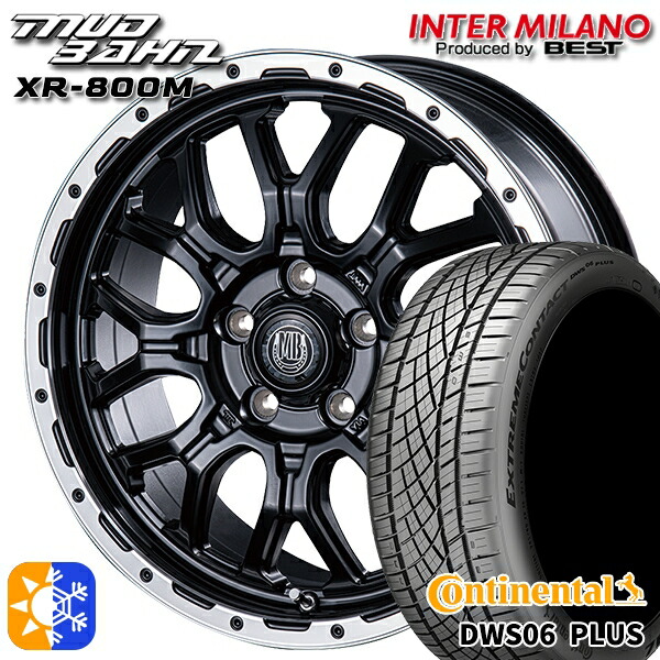 215/45R17 91W XL コンチネンタル DWS06+ インターミラノ マッドバーン XR-800M MBK/RP 17インチ 7.0J 5H114.3 オールシーズンタイヤホイールセット