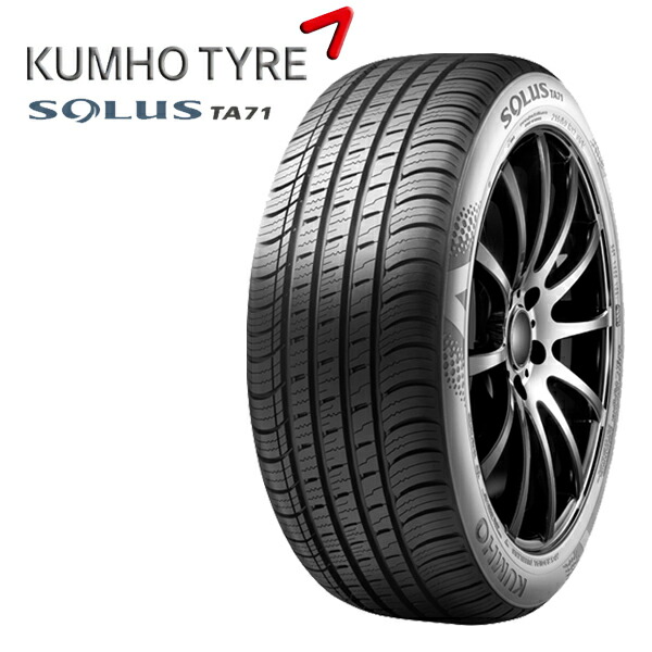 195/65R15 91V クムホ ソルウス TA71 KUMHO SOLUS TA-71 新品 サマータイヤ 4本セット 送料無料/代金引換不可 195/65-15 195-65-15 195/65/15 1956515