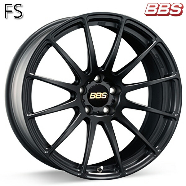 19インチ 10.0J 5H112 +38 BBS FS 【FS015】 マットブラック（MB） アルミホイール単品 4本（1台分）送料無料