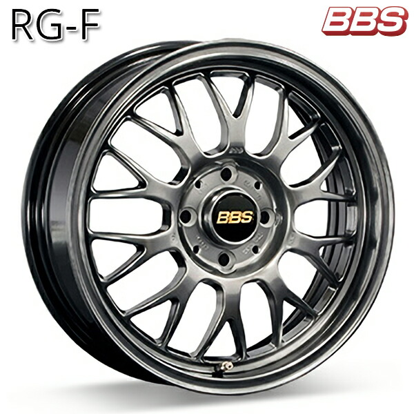 15インチ 6.5J 4H100 +37 BBS RG-F 【RG357】 ダイヤモンドブラック（DB） アルミホイール単品 1本 4本以上送料無料 ｜タイヤホイール激安王国