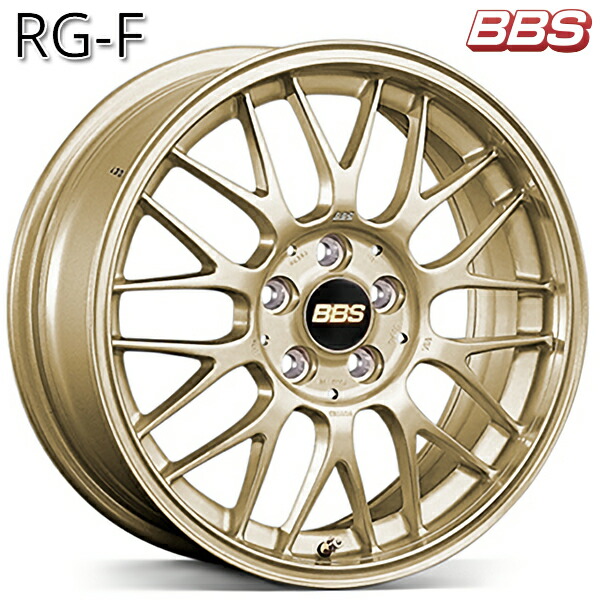 16インチ 6.5J 5H100 +47 BBS RG-F 【RG519】 ゴールド（GL） アルミホイール単品 1本 4本以上送料無料