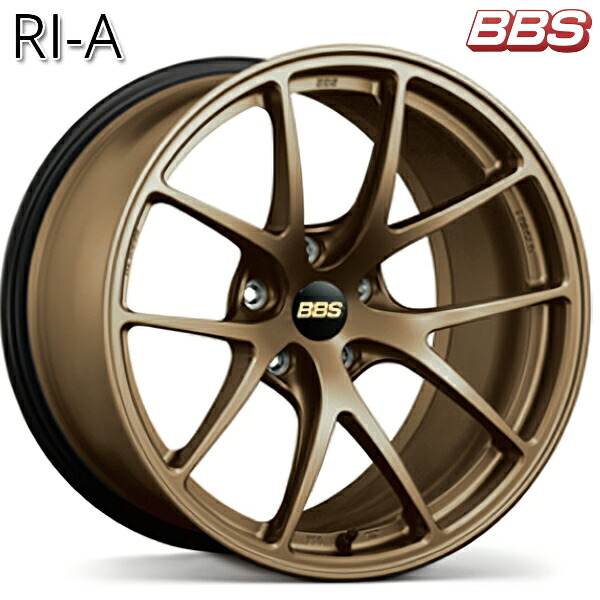 18インチ 10.0J 5H130 +40 BBS RI-A 【RI-A012】 マットブロンズ（MBZ） アルミホイール単品 1本 4本以上送料無料 ｜タイヤホイール激安王国