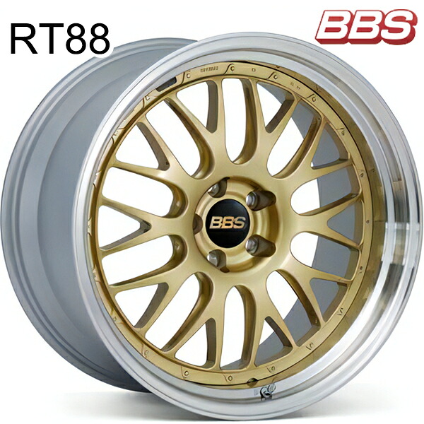 【21インチ 10.0J 5H112 +25】BBS RT88 [RT88-046] モータースポーツゴールド&times;シルバーダイヤカット（MSGL-SLD） アルミホイール単品 1本 4本以上送料無料｜タイヤホイール激安王国