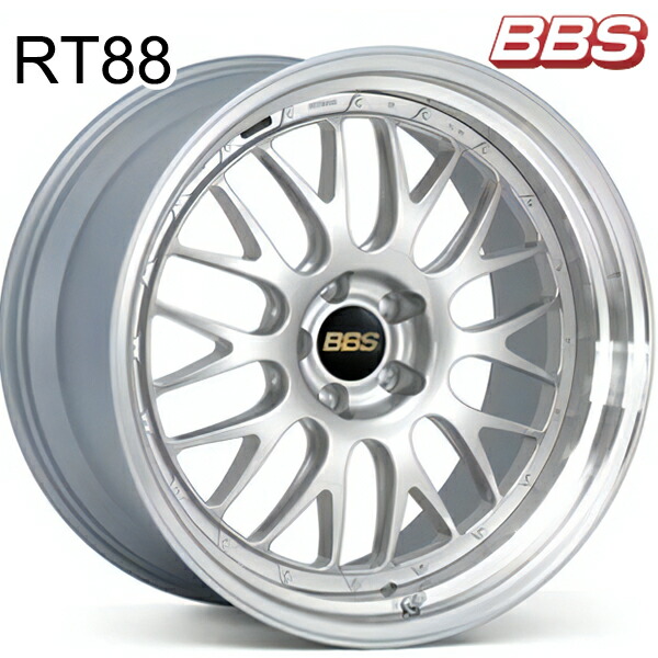 BBS RT88 【RT88-053】 サイズ：20インチ 9.0J HOLE/PCD：CL（センターロック：純正部品を使用） インセット：51.6 カラー：ブリリアントシルバー×シルバーダイヤカット（MSSL-SLD） 対応車種：PORSCHE 911GT3(991)