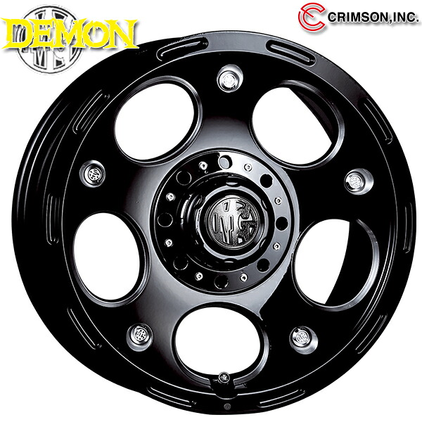 16インチ 5.5J 5H139.7 +20 CRIMSON クリムソン MG モンスター ブラックサイドマシニング アルミホイール単品 1本 4本以上送料無料 |タイヤホイール激安王国