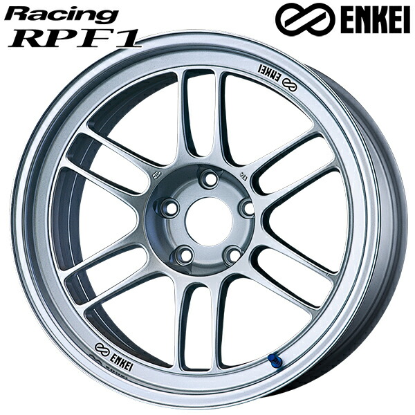18インチ 9.0J 5H114.3 +35 ENKEI エンケイ レーシング RPF1 シルバー アルミホイール単品 4本(1台分)送料無料 |タイヤホイール激安王国
