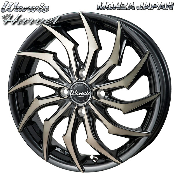 送料込ワーウィックディープランドホイール4.5J4H100+45インチ15 4枚 Warwic DEEPRAND | LINEUP | MONZAJAPAN