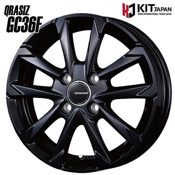 楽天市場】17インチ 6.0J 4H100 +40 KOSEI クレイシズ GC36F