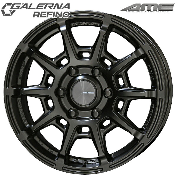 17インチ 6.5J 6H139.7 +38 KYOHO ガレルナ レフィーノ マットブラック アルミホイール単品 1本 4本以上送料無料