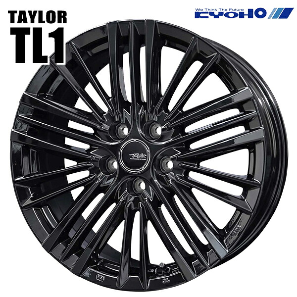 【19インチ 8.0J 5H120 +30】KYOHO テイラーTL1 パウダーコートブラック トヨタ車用 球面 アルミホイール単品 1本 4本以上送料無料|タイヤホイール激安王国