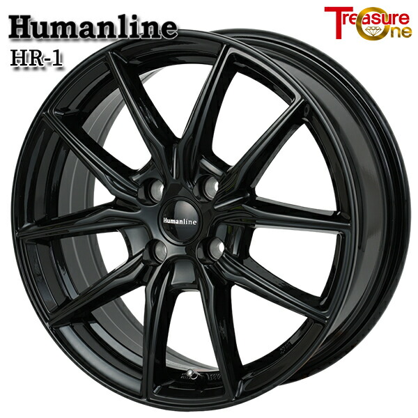 楽天市場】15インチ 6.0J 5H100 +43 トレジャーワン ヒューマンライン