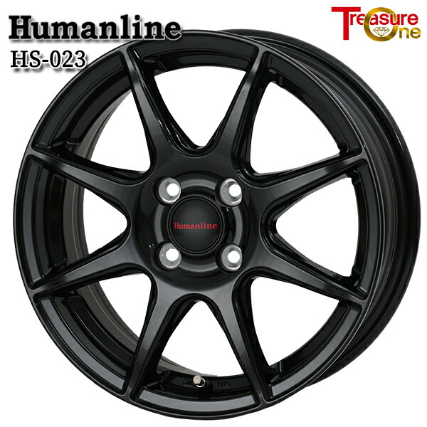 スタッドレスタイヤ&ホイール セット Humanline 溝アリ 14インチ スタッドレスタイヤ&ホイール セット Humanline 溝アリ 14インチ