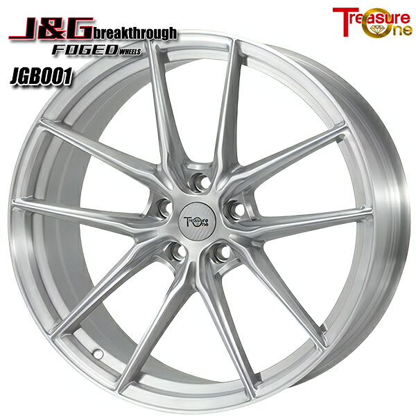 21インチ 9.0J 5H112 0~33 トレジャーワン 鍛造 J&G ブレイクスルー JGB001 ブラッシュド アルミホイール単品 1本 4本以上送料無料 ■受注生産商品■ |タイヤホイール激安王国