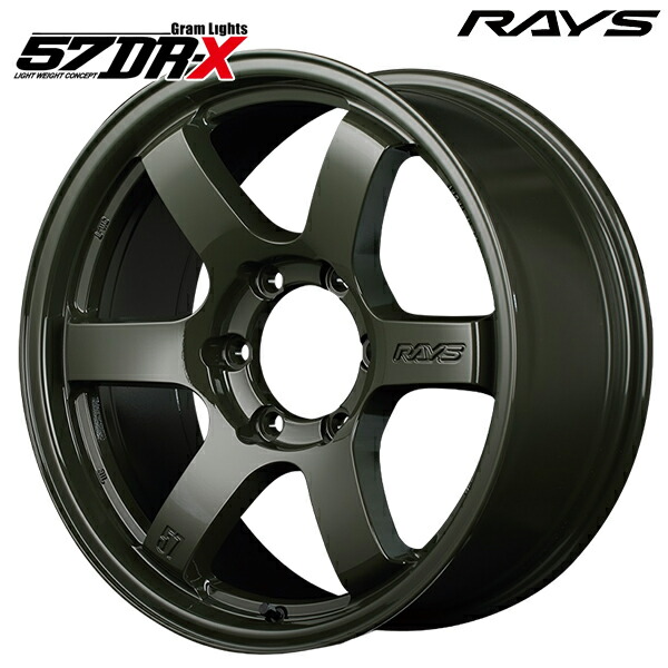 18インチ 8.0J 6H139.7 +36 RAYS レイズ グラムライツ 57DR-X リミテッドエディション DXZ（ジャングルグリーン） アルミホイール単品 1本 4本以上送料無料