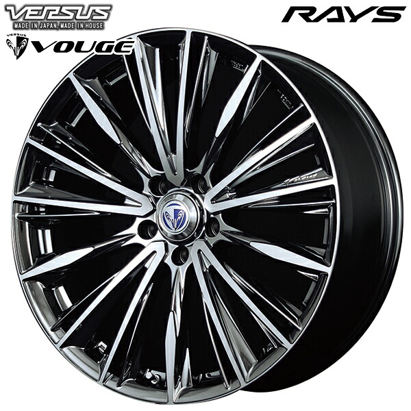 18インチ 7.0J 5H114.3 +48 RAYS ベルサス ストラテージア ヴォウジェ クロモイブリード（DR） アルミホイール単品 4本（1台分）送料無料