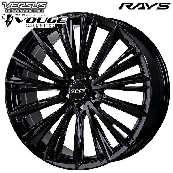 19インチ 8.0J 5H114.3 +35 RAYS ベルサス ストラテージア ヴォウジェ グロッシーブラック(GX) アルミホイール単品 4本(1台分)送料無料 |タイヤホイール激安王国