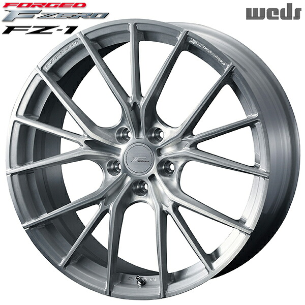 21インチ 10.0J 5H120 +30 Weds 鍛造 F ZERO FZ-1 ブラッシュド アルミホイール単品 4本（1台分） 送料無料 ｜タイヤホイール激安王国