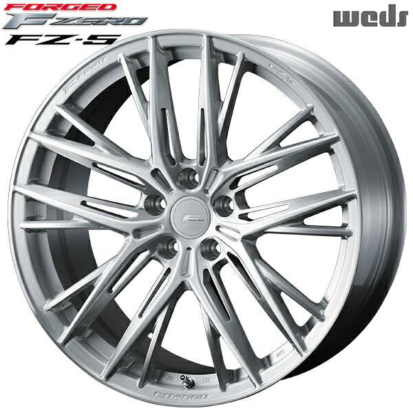 18インチ 8.0J 5H114.3 +43 Weds 鍛造 F ZERO FZ-5 ブラッシュド アルミホイール単品 1本 4本以上送料無料 ｜タイヤホイール激安王国 42,884円