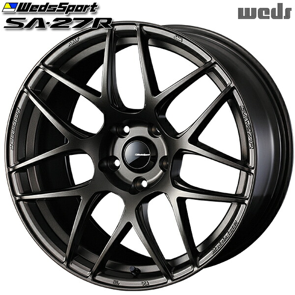 18インチ 8.5J 5H114.3 +50 Weds ウェッズ ウェッズスポーツ SA27R EJ-BRONZE（EJプロンズ） アルミホイール単品 4本（1台分）送料無料