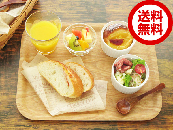 【スーパーセール　タイムセール】【送料無料】　すべらないトレー　お盆　トレイ　お膳　おしゃれ　長方形　ウィローウッド　スタック　重なる　カフェトレー　ノンスリップ　木製　36cm　ウッドバーニング