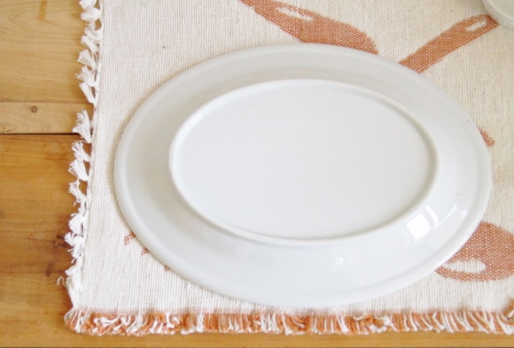 【楽天市場】洋食器 オーバルリムプレート 25.7cm 大皿 日本製 アウトレット 美濃焼 白い食器 ホテル食器 レストラン食器 カフェ食器