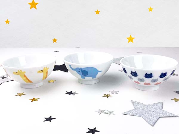 こども茶碗 かわいい 海外最新 子供茶碗 Meal 日本製 美濃焼 ちゃわん 飯碗 動物 可愛い キリン おしゃれ 電子レンジ ネコ 食洗機 ぞう 対応 子供食器 ごはん茶碗 ねこ