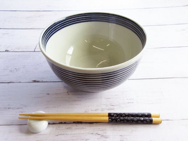 超軽量 藍ボーダー 大丼 16 5cm 美濃焼 日本製 陶器 和食器 どんぶり 大鉢 78 以上節約 らーめんラーメン鉢 うどん 麺鉢 丼ぶり おしゃれ シンプル プロ仕様