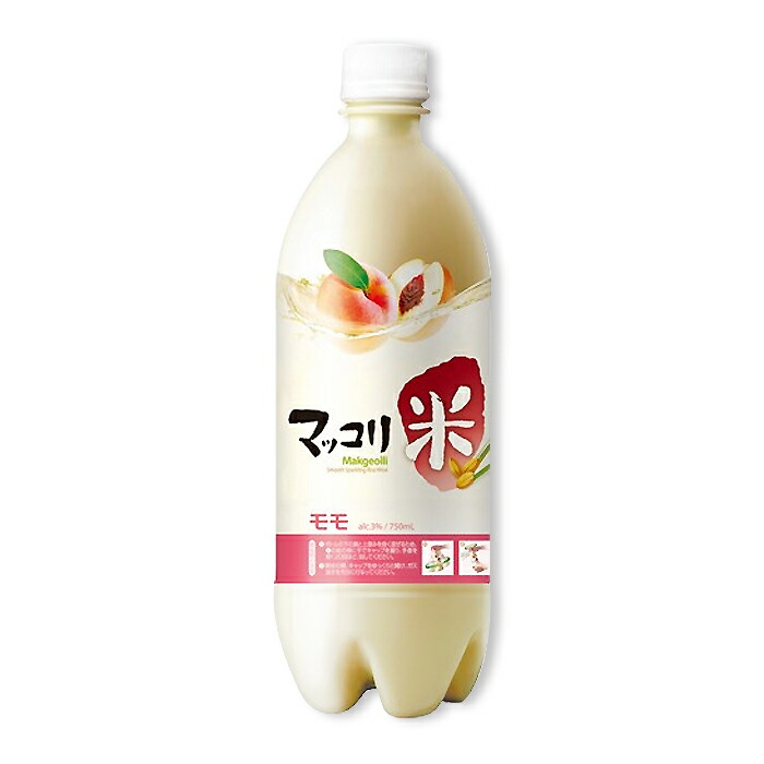 麹醇堂 クッスンダン もも味 マッコリ 750ml 2021セール