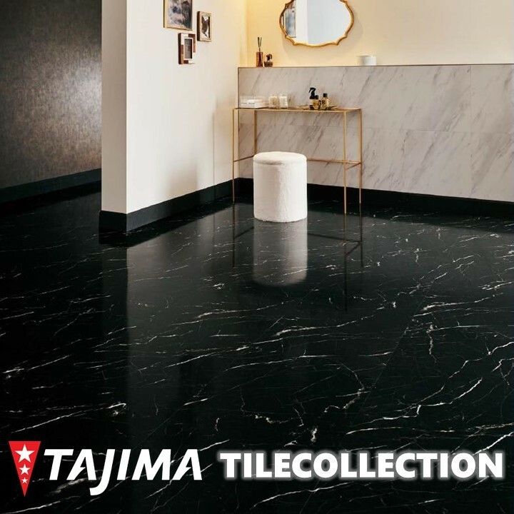 【貨物輸送無料】【容れもの売】タジマ マティル ネロマーブル 457.2mm×457.2mm×3.0粍 MATIL 立ち会い場瓦  寄せあわせ P瓦 TAJIMA COLLECTION Ptiles MBE506