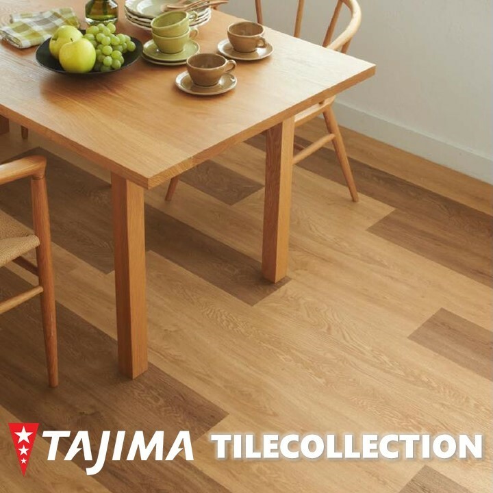 【送料無料】【ケース売】タジマ ウッドライン シンクロオーク 184.2mm×1219.2mm×3.0mm ROSSO ロッソ クリア WOODLINE フロアタイル コレクション Pタイル TAJIMA COLLECTION Ptiles WOR720 WOR721|ドングラミ建材