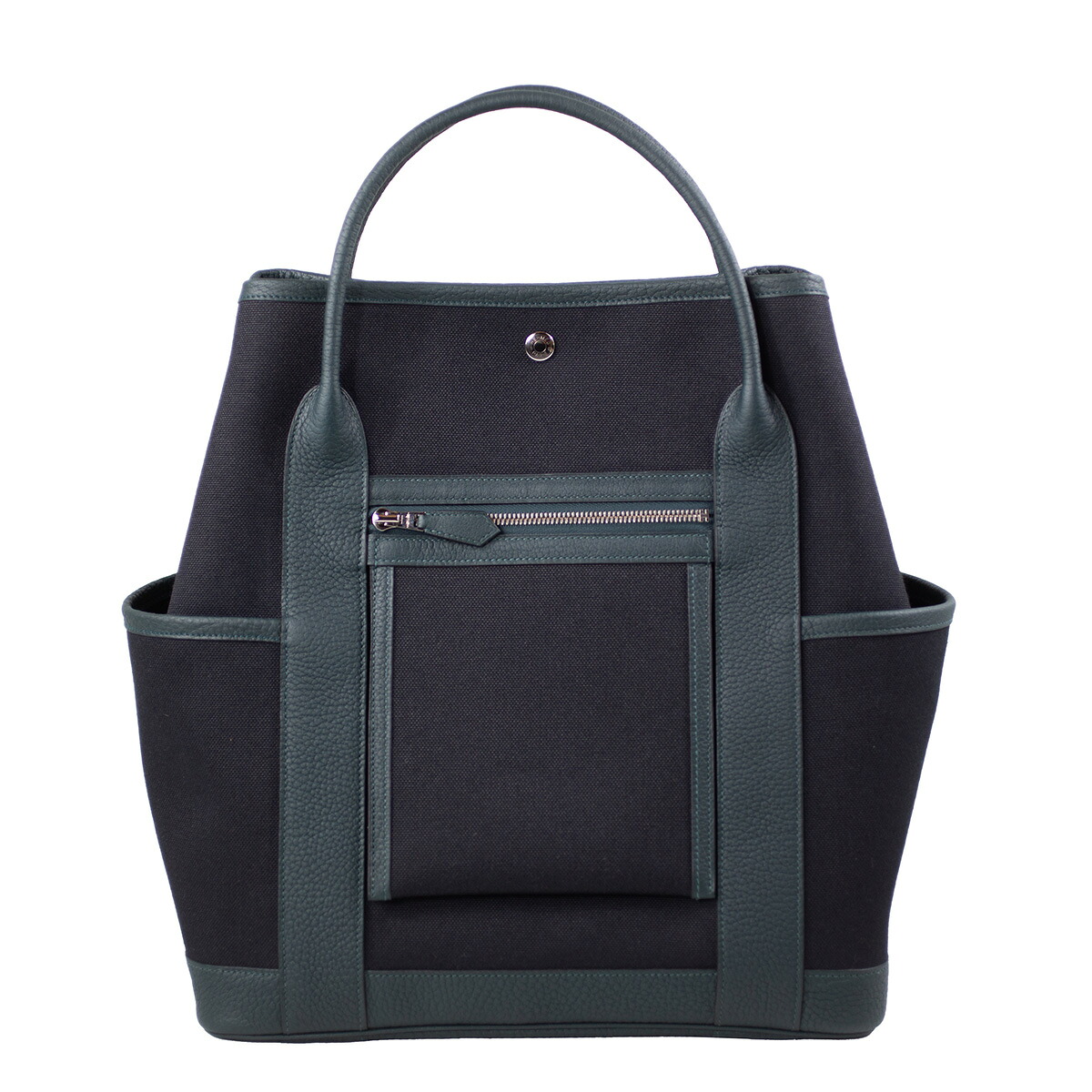【HERMES】エルメス 園地寄り合い 隠し バーティカル W目じるし 2024年製 トートバッグ トワルミリタリー ネゴンダ ヴェールシプレ 黒いこと 緑であること レディース メンズ ユニ一発やる 【中古】 USED-A 【9304】 一六銀行かんてい局仙台卸町店 店