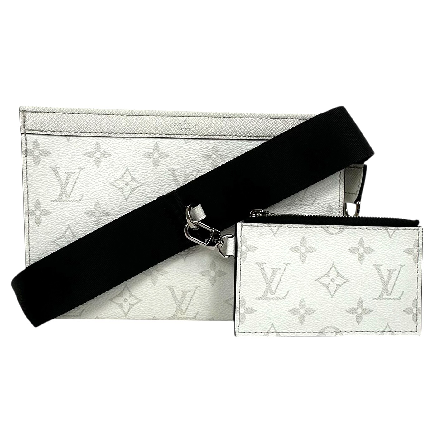 【Louis Vuitton】ルイ・ヴィトン ガストンウェアラブルウォレット モノグラム M30935 ブロン ホワイト ショルダーバック セカンドバッグ ユニセックス【中古品】 USED-A 【9304】 質屋かんてい局仙台卸町 店