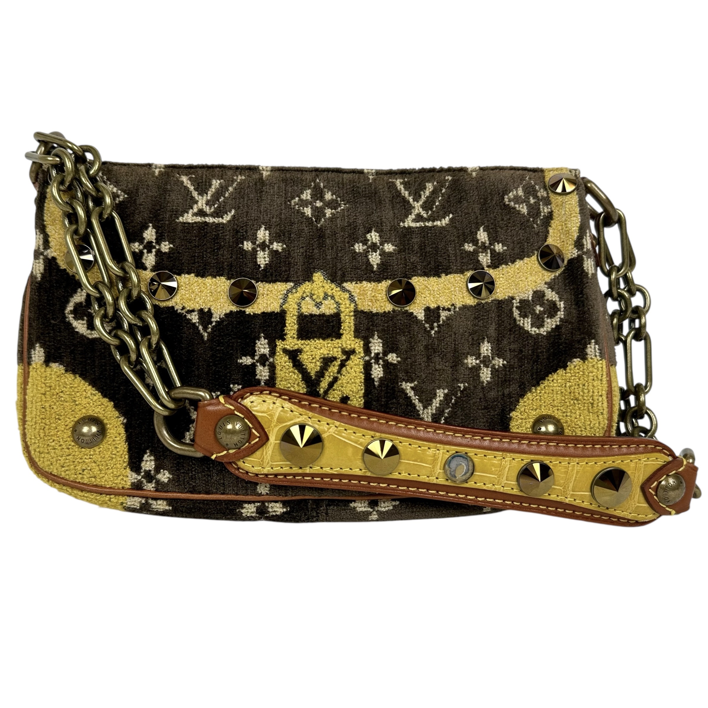 【Louis Vuitton】ルイ・ヴィトン  ポシェット・アクセソワール トロンプ イユ M92710 モノグラム クラッチペダル御徒面子 レディース メンズ ユニ一発やる【中古】 USED-B【9304】一六銀行かんてい局仙台卸町店 店