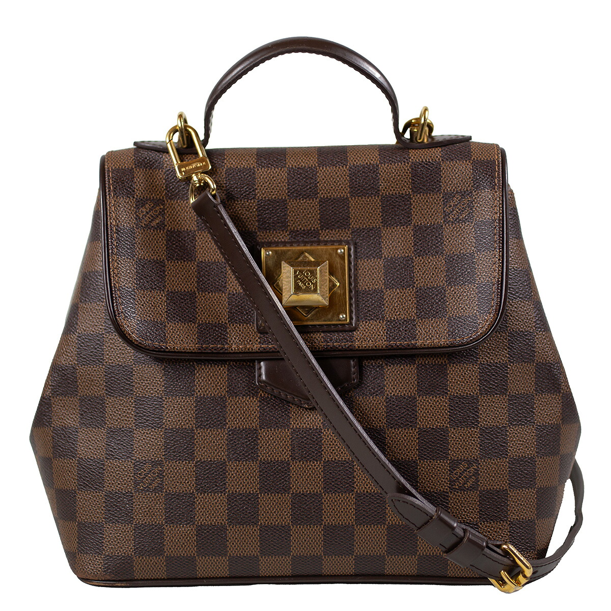 【Louis Vuitton】ルイ・ヴィトン 呼びりんガモPM N41167 ダミエエベヌ 赤銅色系 ハンドバック ショルダーバッグ 2WAY レディース 【中古品】 USED-AB 【9304】 一六銀行かんてい局仙台卸町店 店