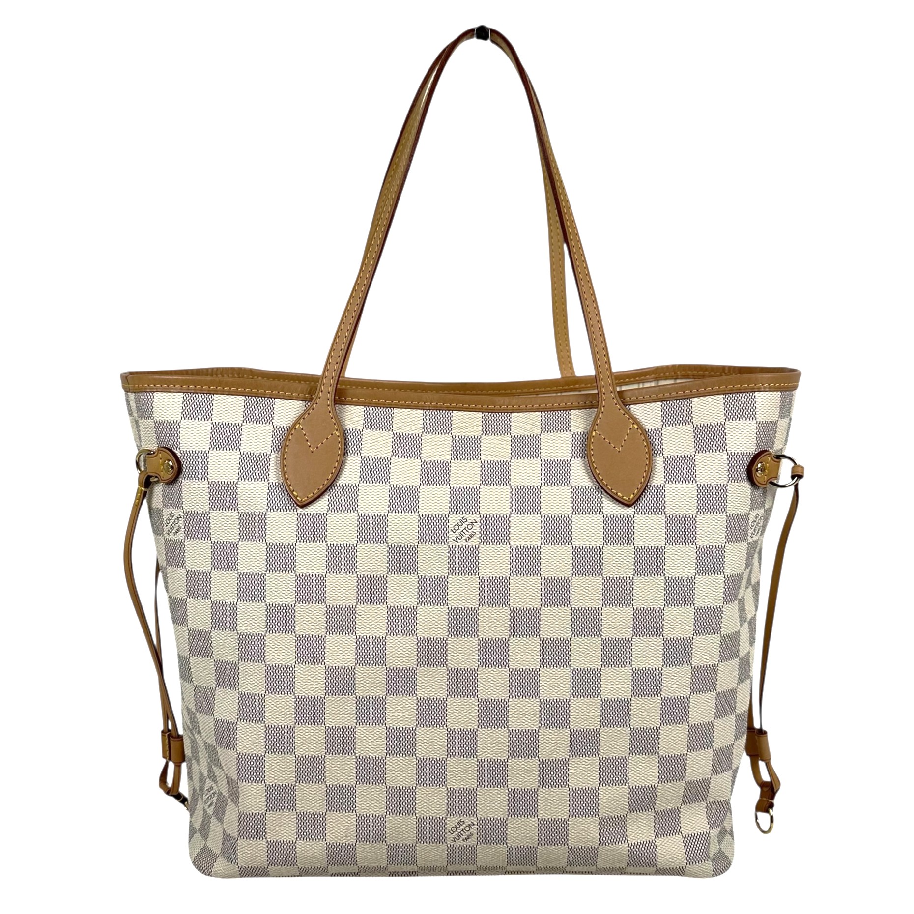 【Louis Vuitton】ルイ・ヴィトン ネヴァーフルMM N51107 ポーチ欠品 ダミエ アズール キャンバス ホワイト系 レディース トートバッグ ショルダーバッグ バッグ カバン 【中古品】 USED-A 【9304】 質屋かんてい局仙台卸町 店|かんてい局仙台卸町店 店